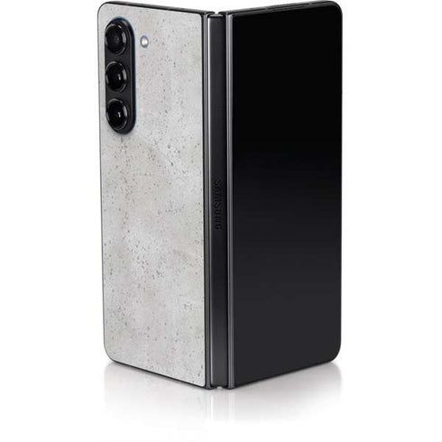 Light Grey Concrete Galaxy Z Fold5 5G Skin